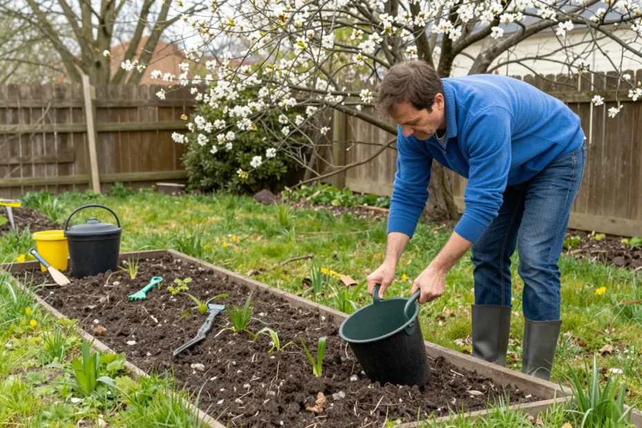 Garten im Frühling vorbereiten