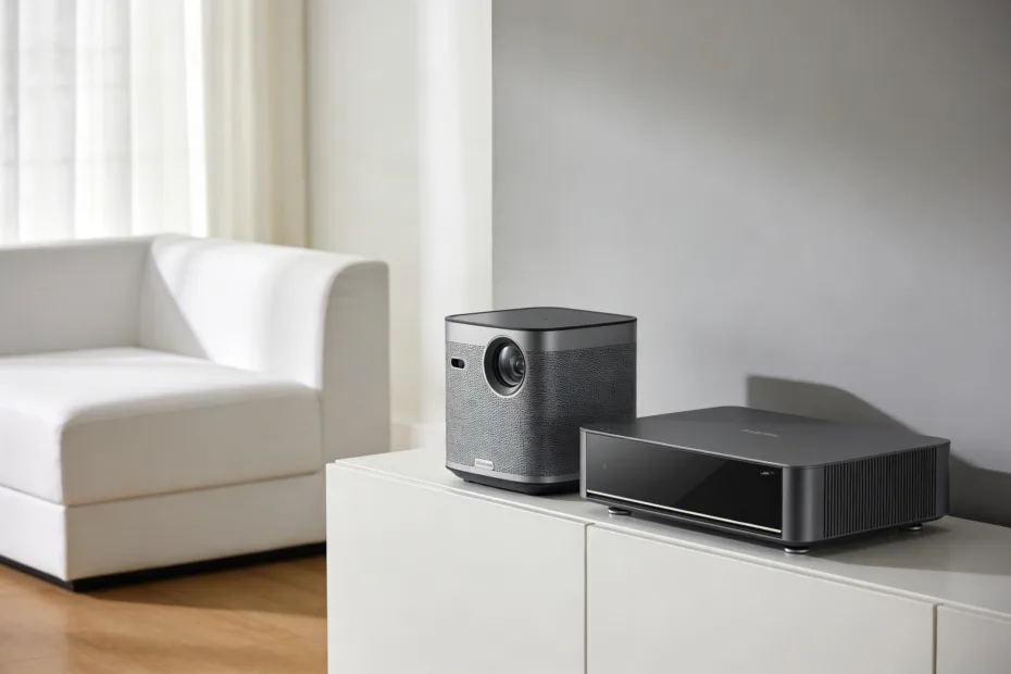 Beamer oder Laser TV? Die moderne Alternative für minimalistische Wohnräume